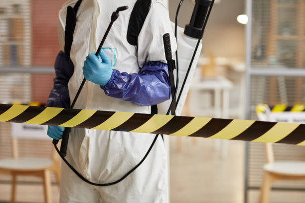 Professional Biohazard Cleanup technician working in Simpson, PA